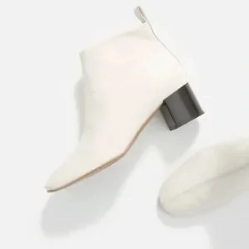 Everlane Day Boot in Bone Size 9 - Picture 2 of 7